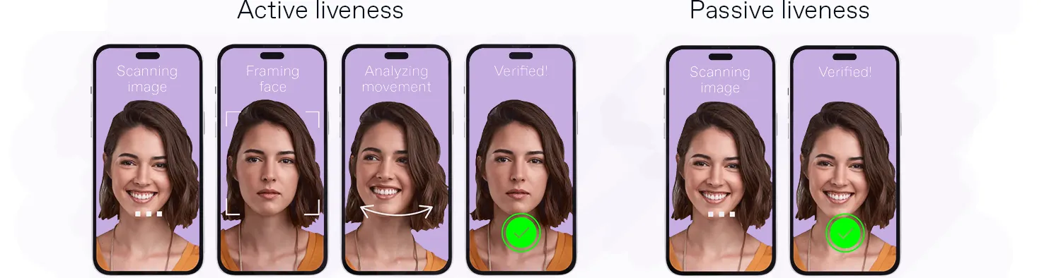 Active and passive liveness